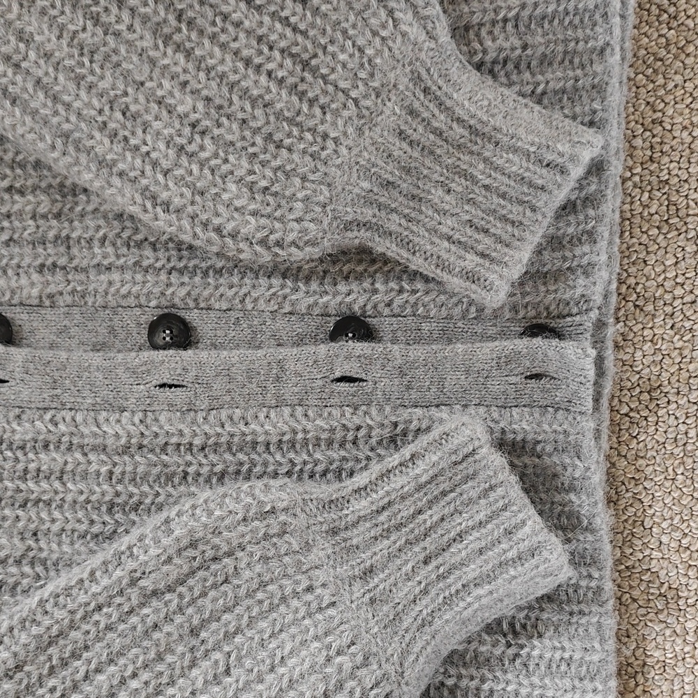 Sezane Emile cardigan in mottled gray, XSmall - Picture 10 of 16